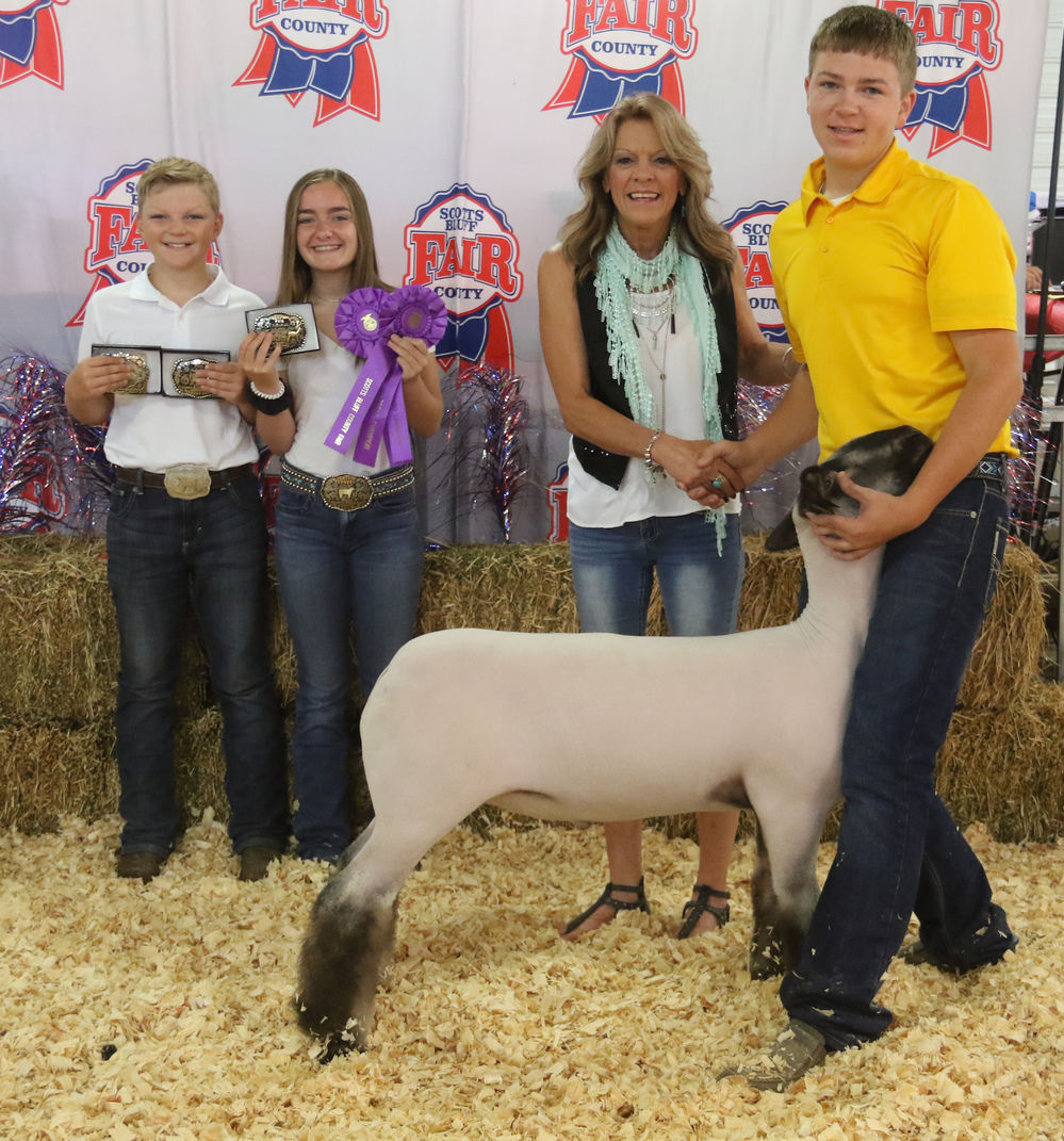 Scotts Bluff County Fair Grand Champions and their buyers
